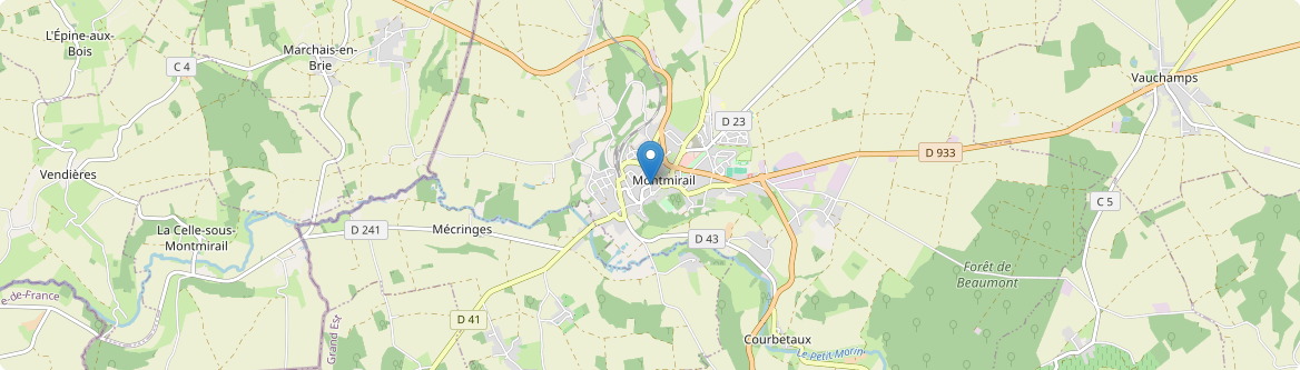 Montmirail - Carte