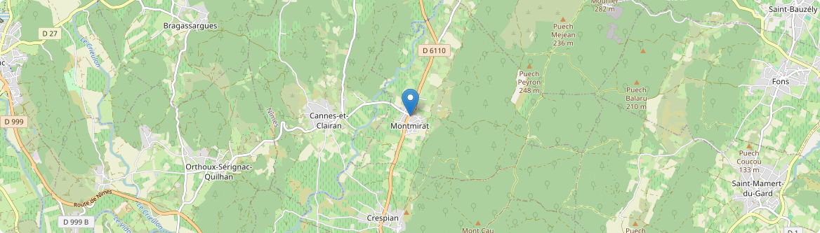 Montmirat - Carte