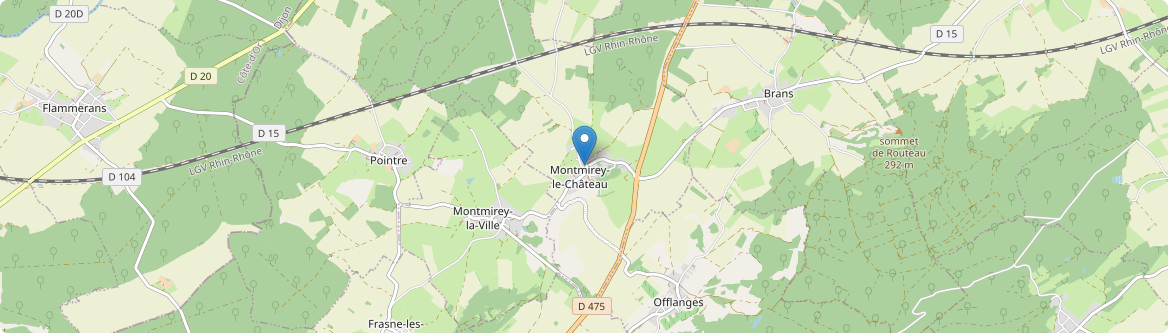 Montmirey-le-Château - Carte
