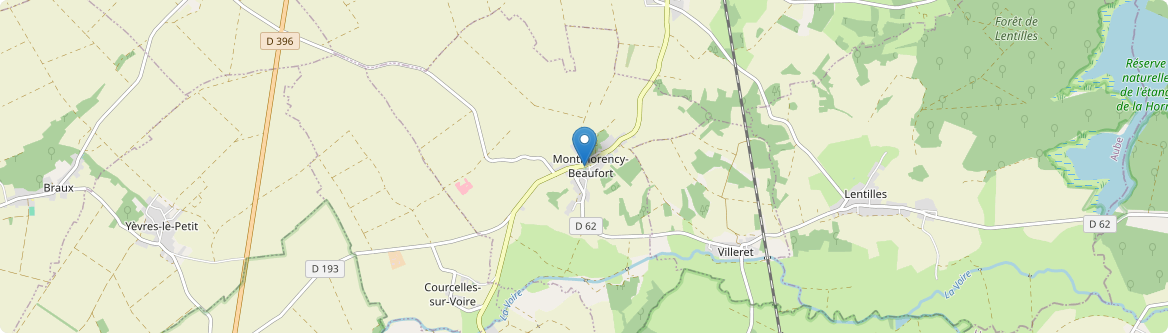 Montmorency-Beaufort - Carte