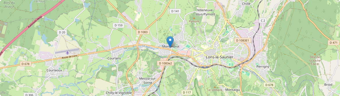Montmorot - Carte