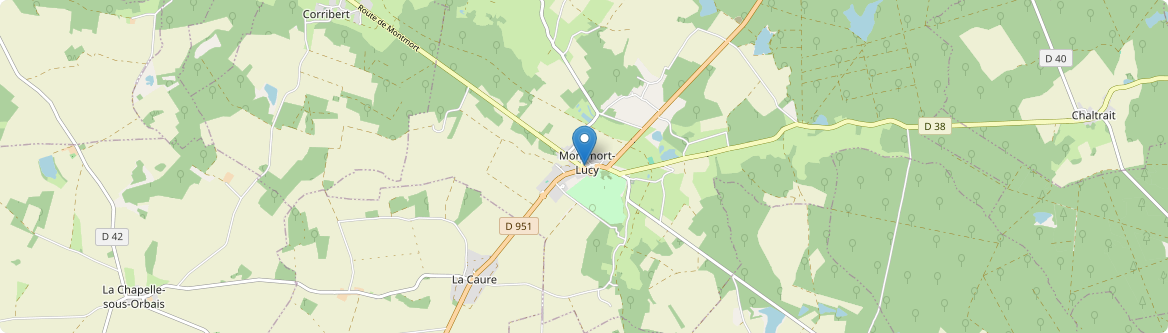 Montmort-Lucy - Carte