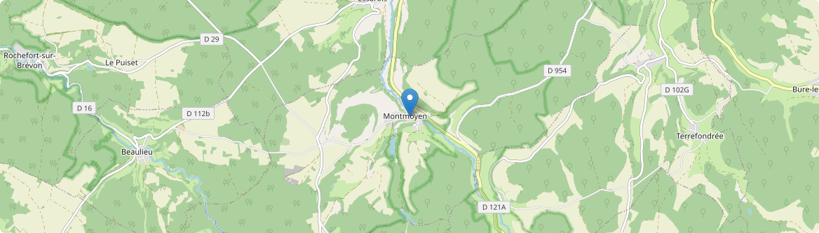 Montmoyen - Carte