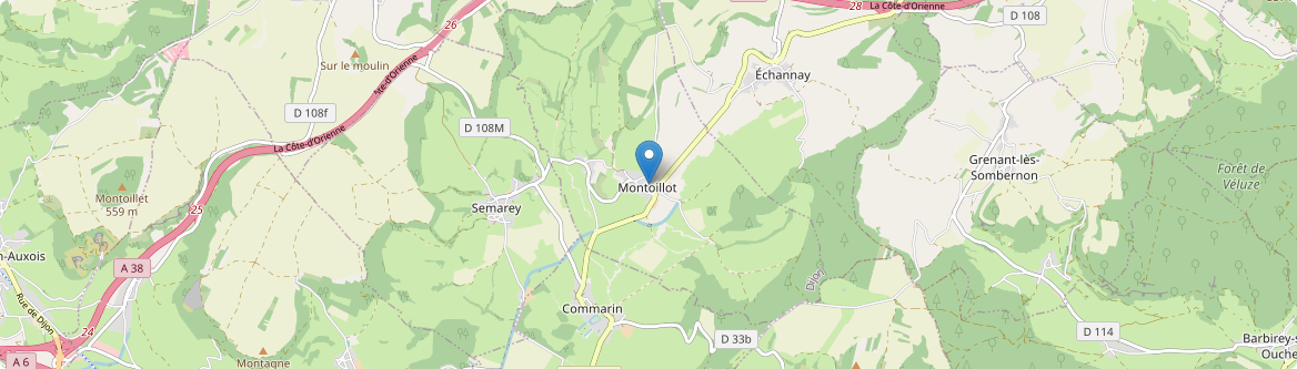 Montoillot - Carte