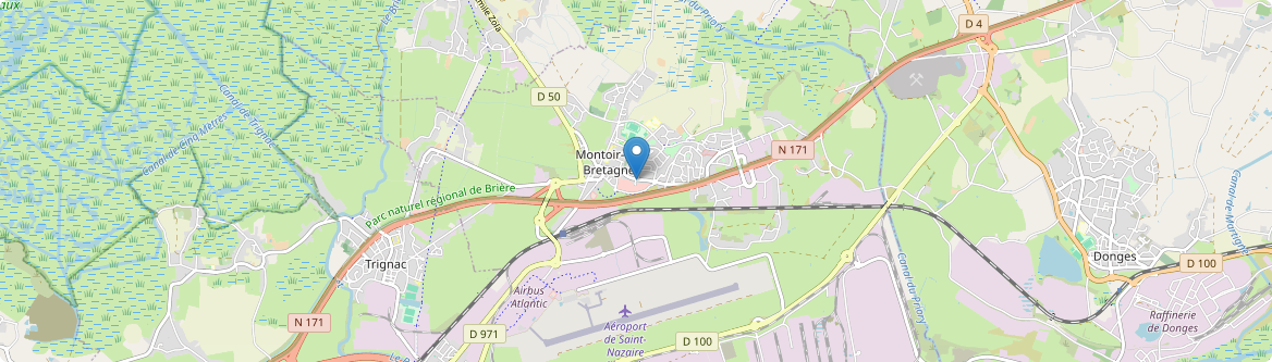 Montoir-de-Bretagne - Carte