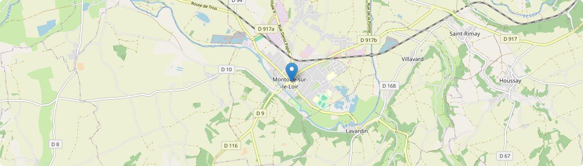 Montoire-sur-le-Loir - Carte