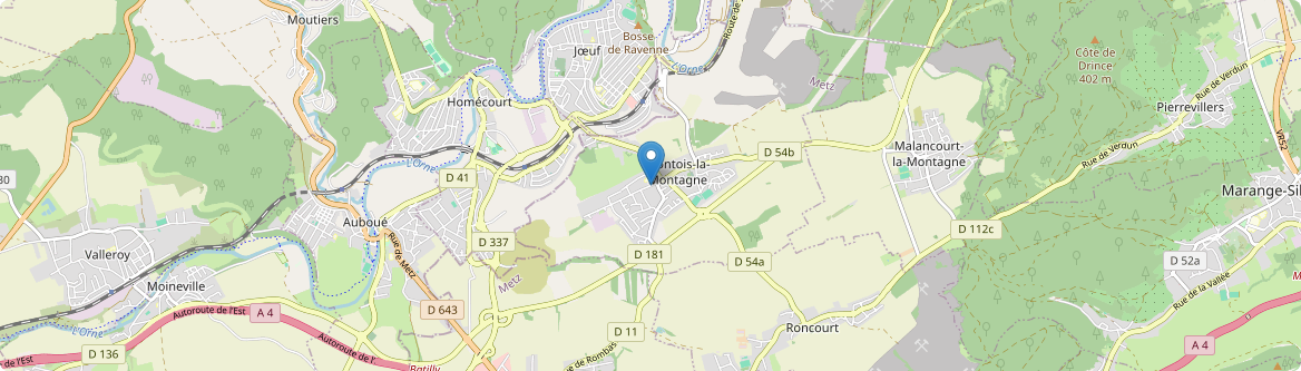 Montois-la-Montagne - Carte