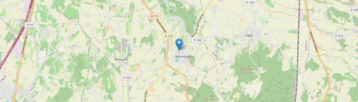 Montoison - Carte