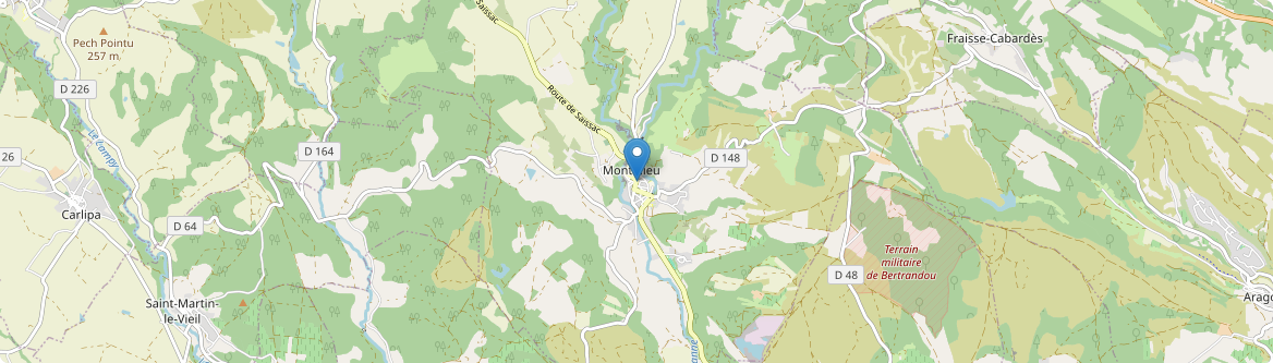 Montolieu - Carte