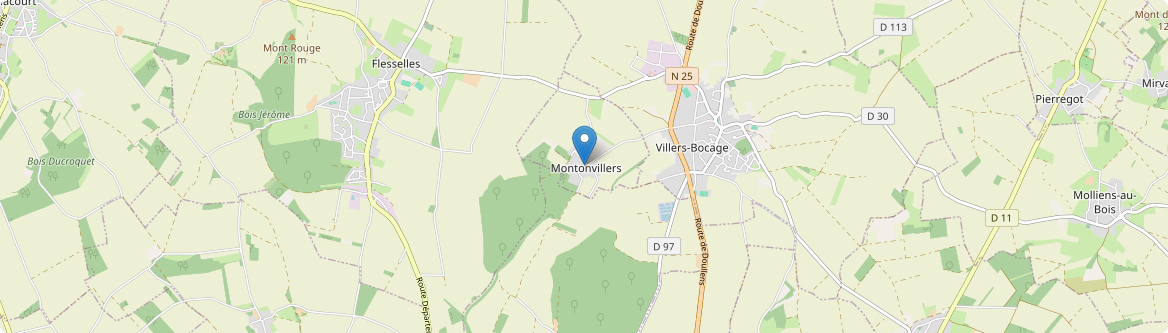 Montonvillers - Carte