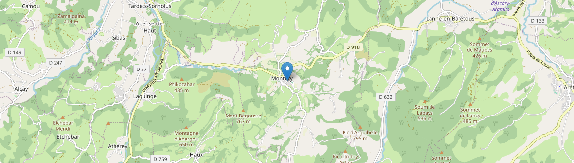 Montory - Carte