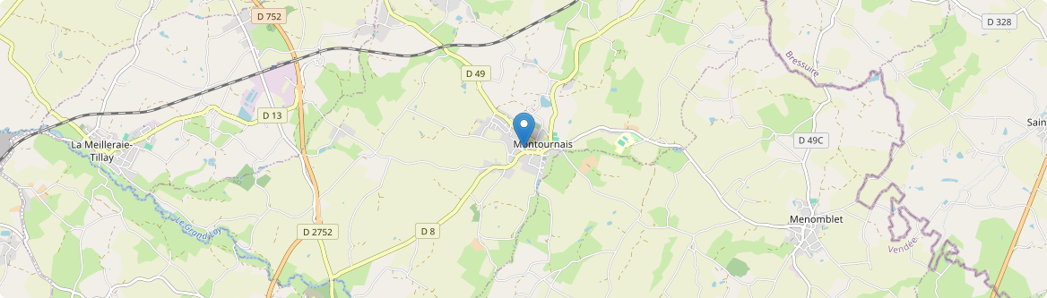 Montournais - Carte