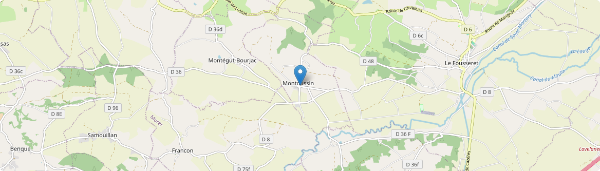 Montoussin - Carte
