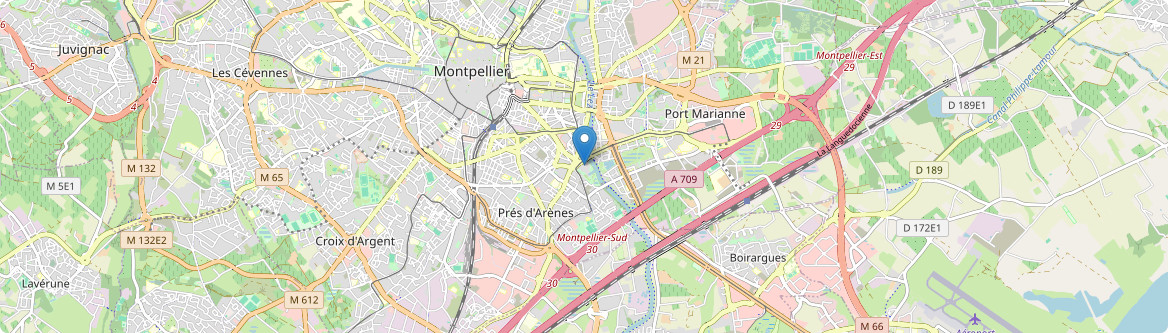 Montpellier - Carte