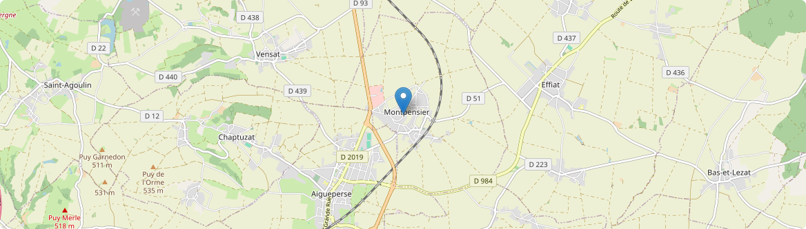 Montpensier - Carte