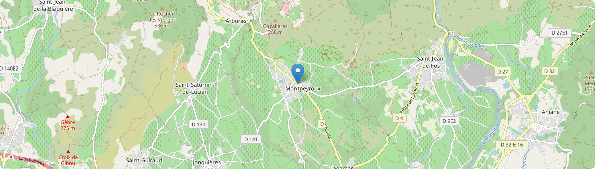 Montpeyroux - Carte