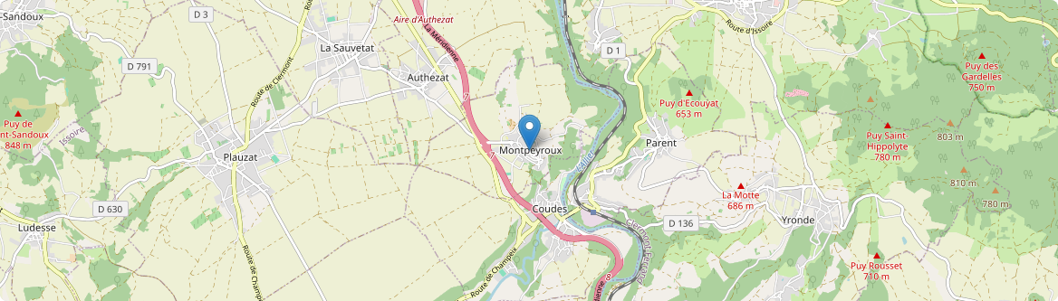 Montpeyroux - Carte