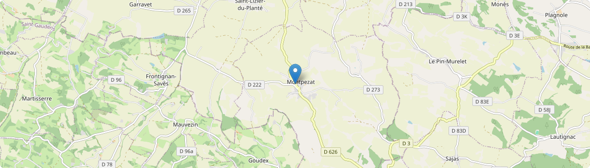 Montpézat - Carte