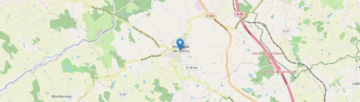 Montpezat-de-Quercy - Carte