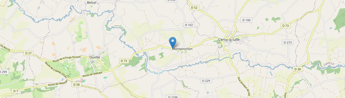 Montpinchon - Carte