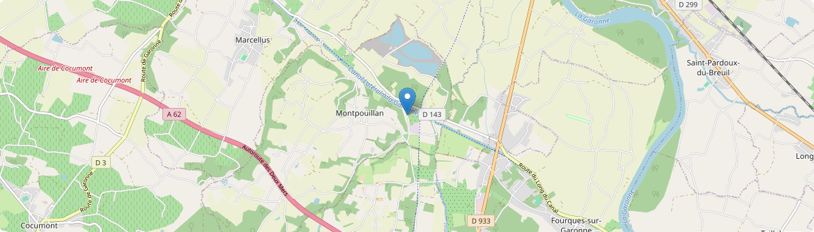 Montpouillan - Carte