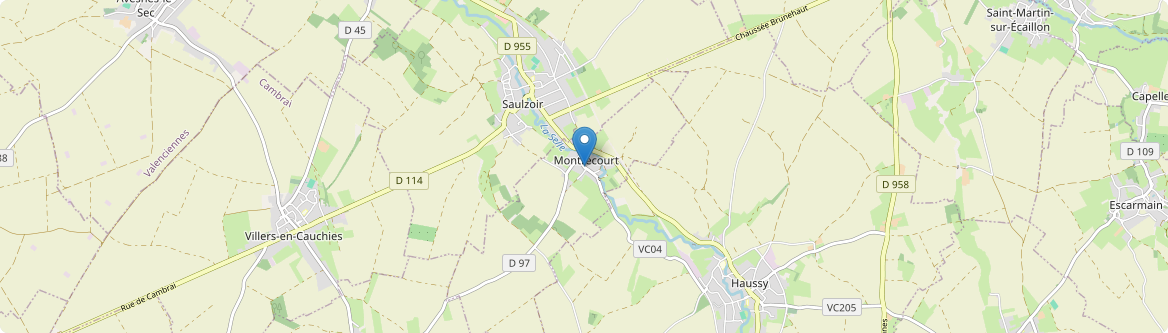 Montrécourt - Carte