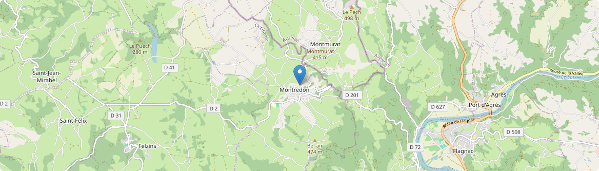 Montredon - Carte