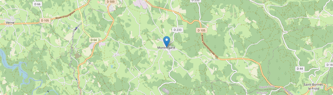 Montregard - Carte