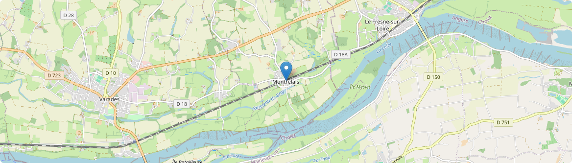Montrelais - Carte