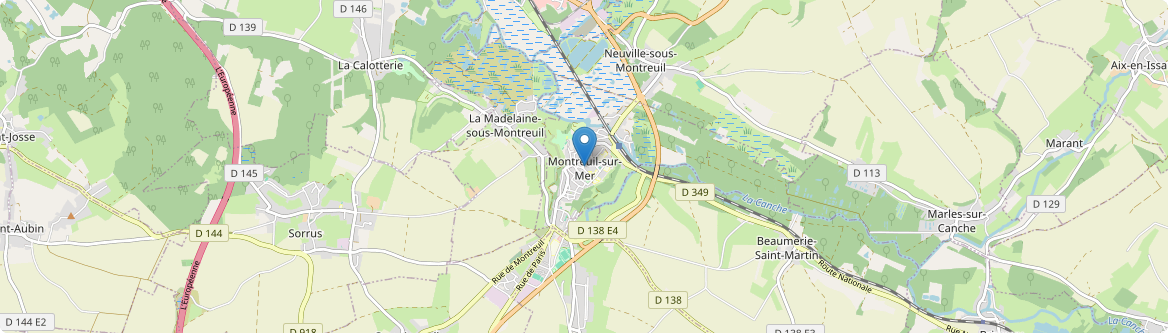 Montreuil - Carte