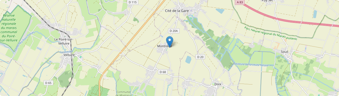 Montreuil - Carte