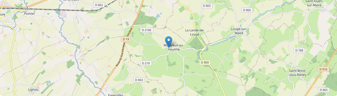 Montreuil-au-Houlme - Carte