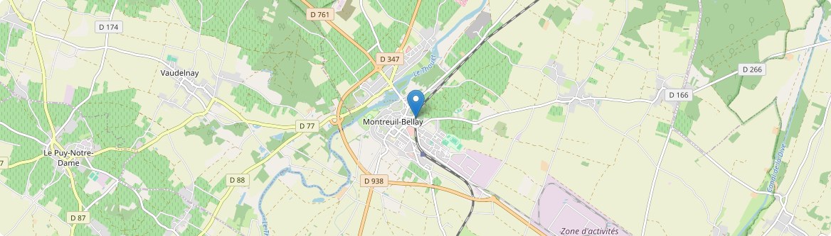 Montreuil-Bellay - Carte