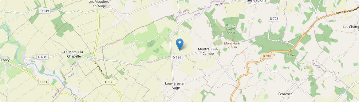 Montreuil-la-Cambe - Carte