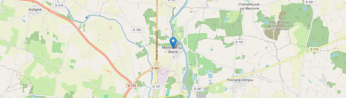 Montreuil-sur-Maine - Carte