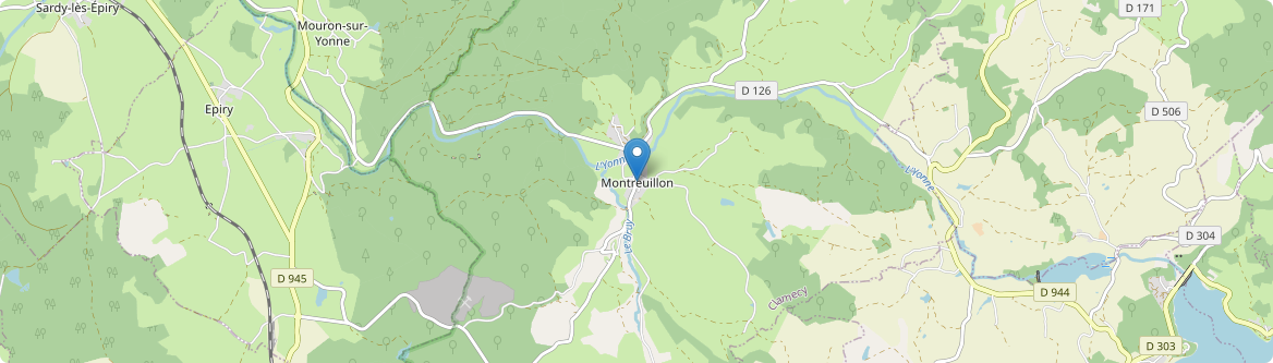 Montreuillon - Carte