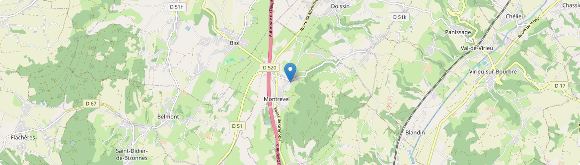 Montrevel - Carte