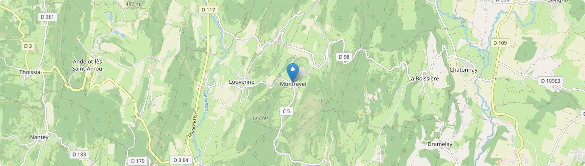 Montrevel - Carte