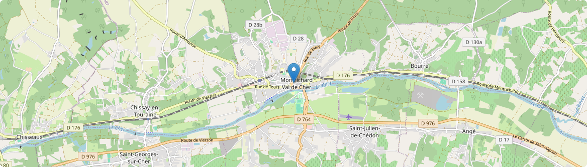 Montrichard Val de Cher - Carte