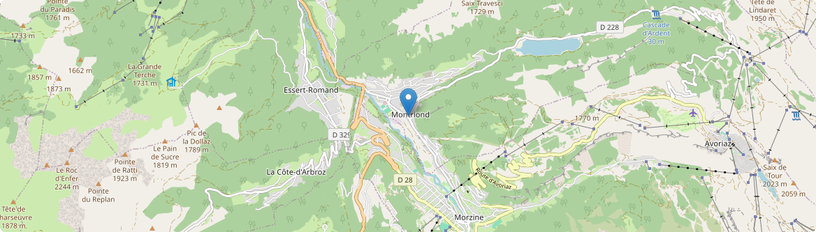 Montriond - Carte