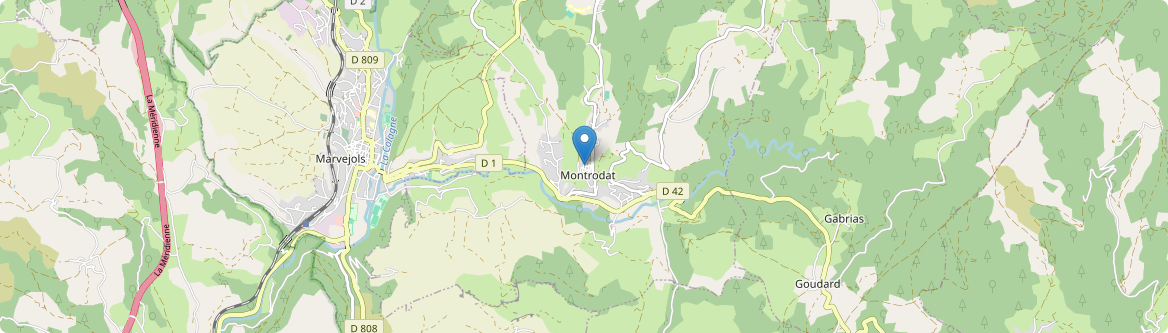 Montrodat - Carte