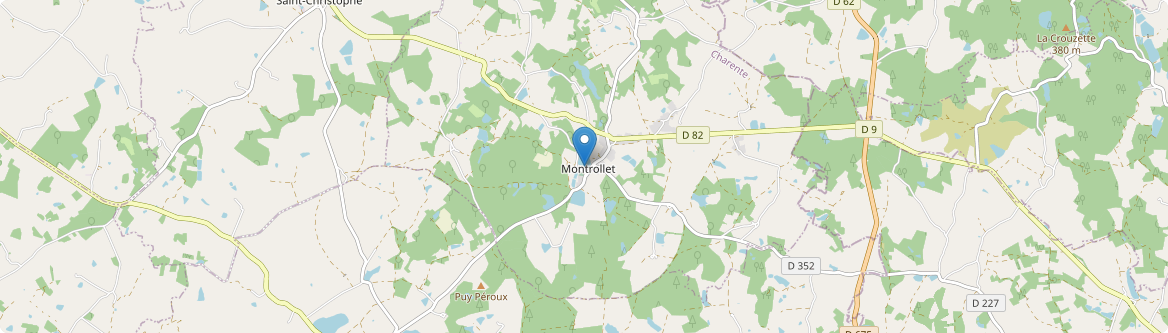 Montrollet - Carte
