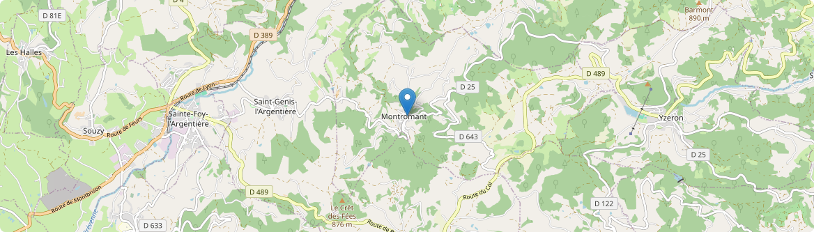 Montromant - Carte