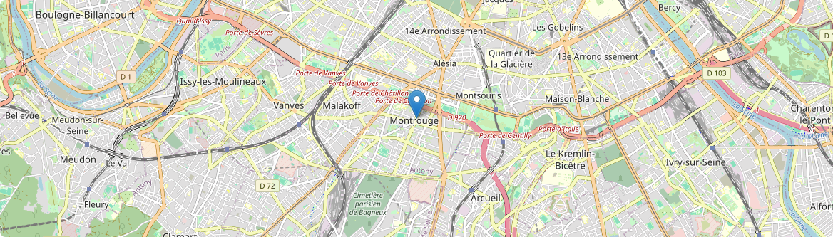 Montrouge - Carte