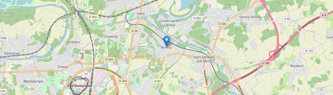Montry - Carte