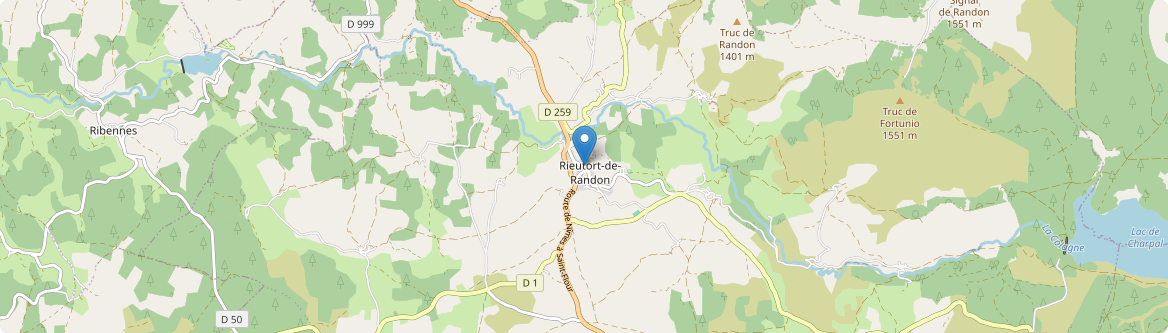 Monts-de-Randon - Carte