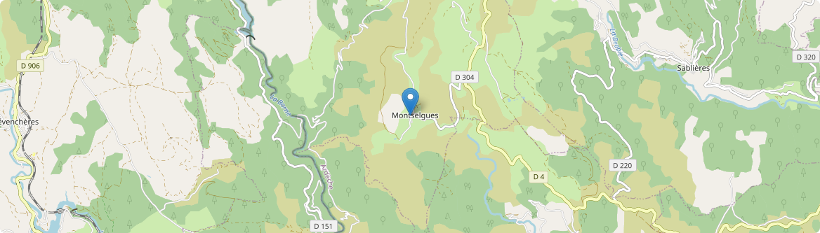 Montselgues - Carte