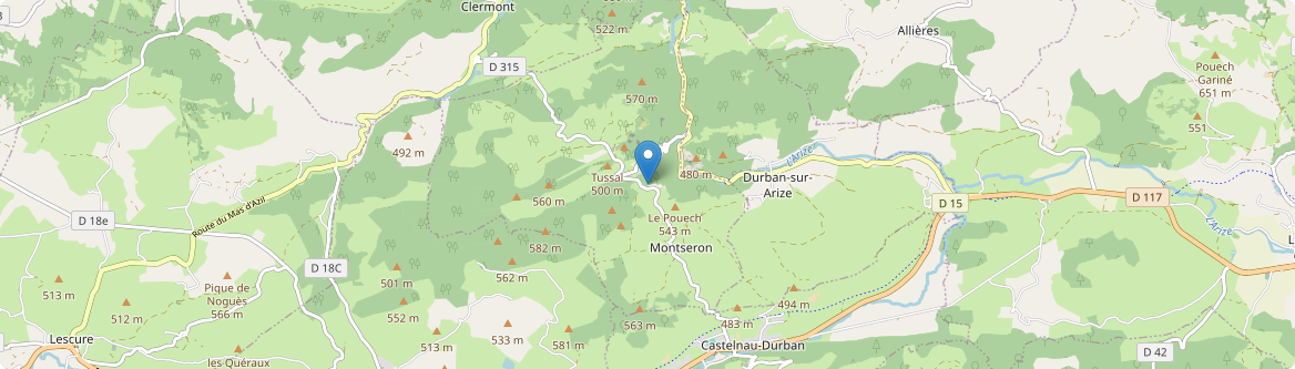 Montseron - Carte