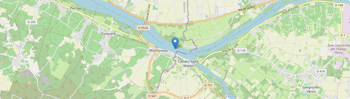 Montsoreau - Carte
