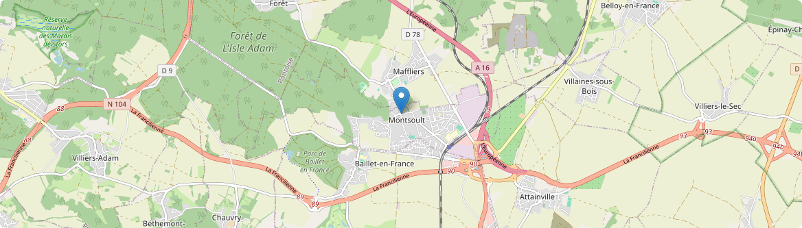 Montsoult - Carte